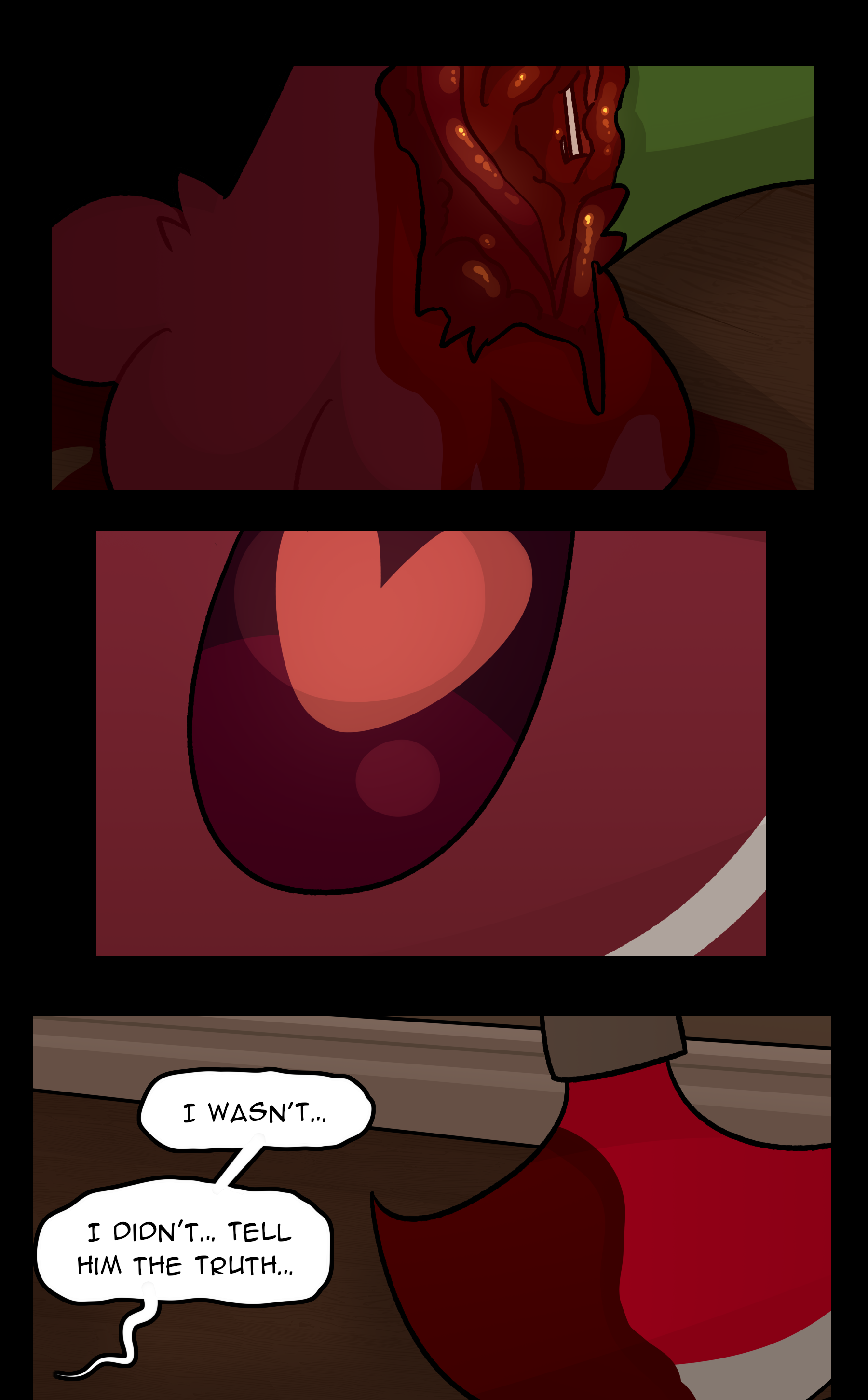 NOELLE: I wasn't... I didn't tell him the truth...